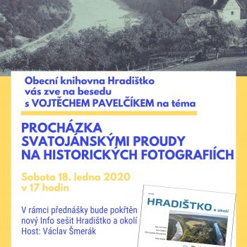 Křest infosešitu "Hradištko a okolí" a beseda o Vltavě