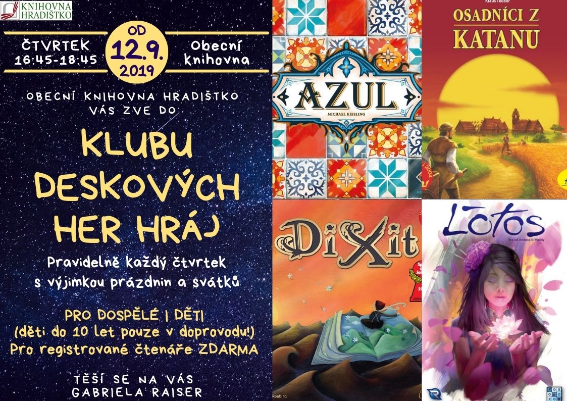 Klub deskových her hRáj