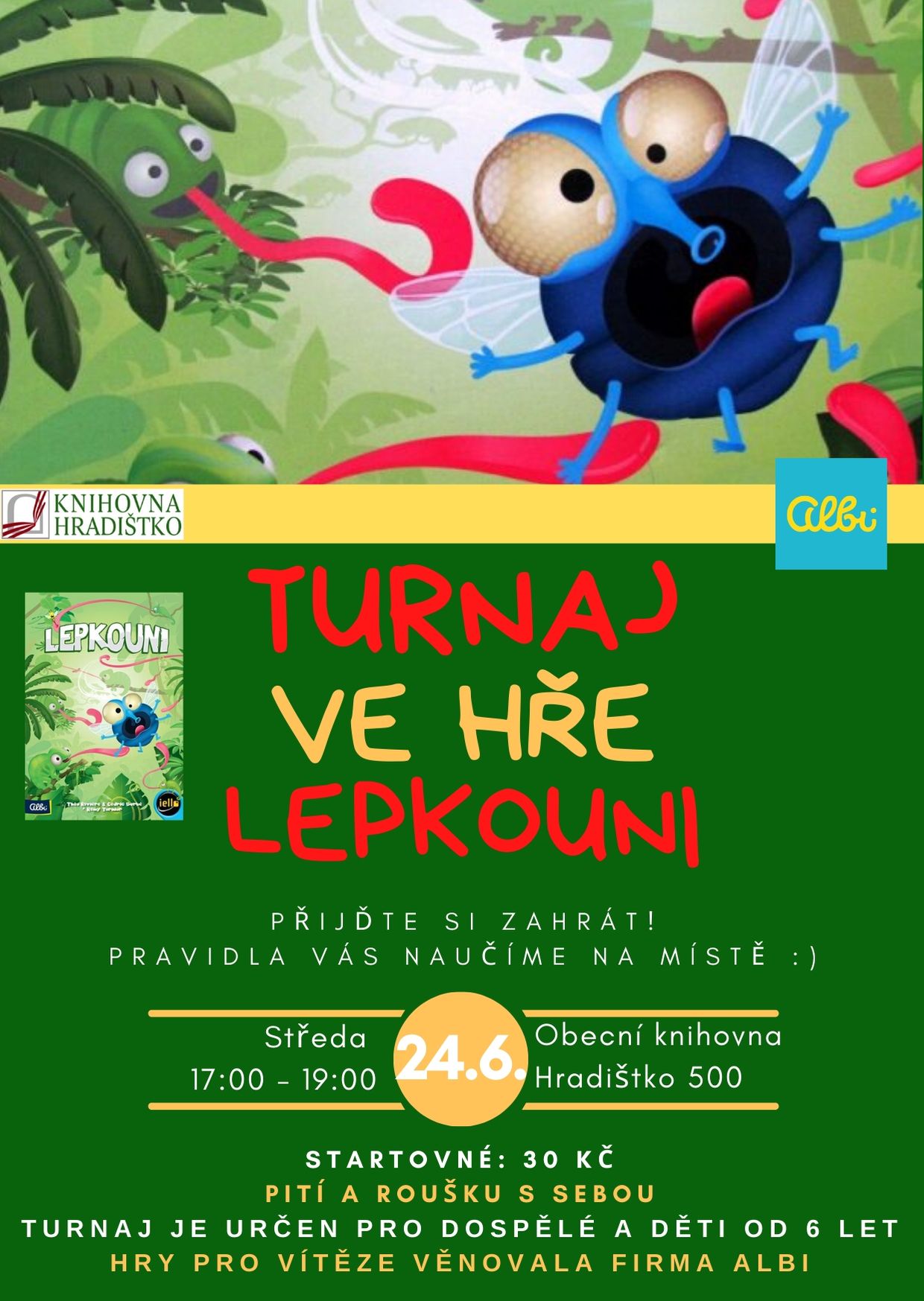 Turnaj ve hře Lepkouni