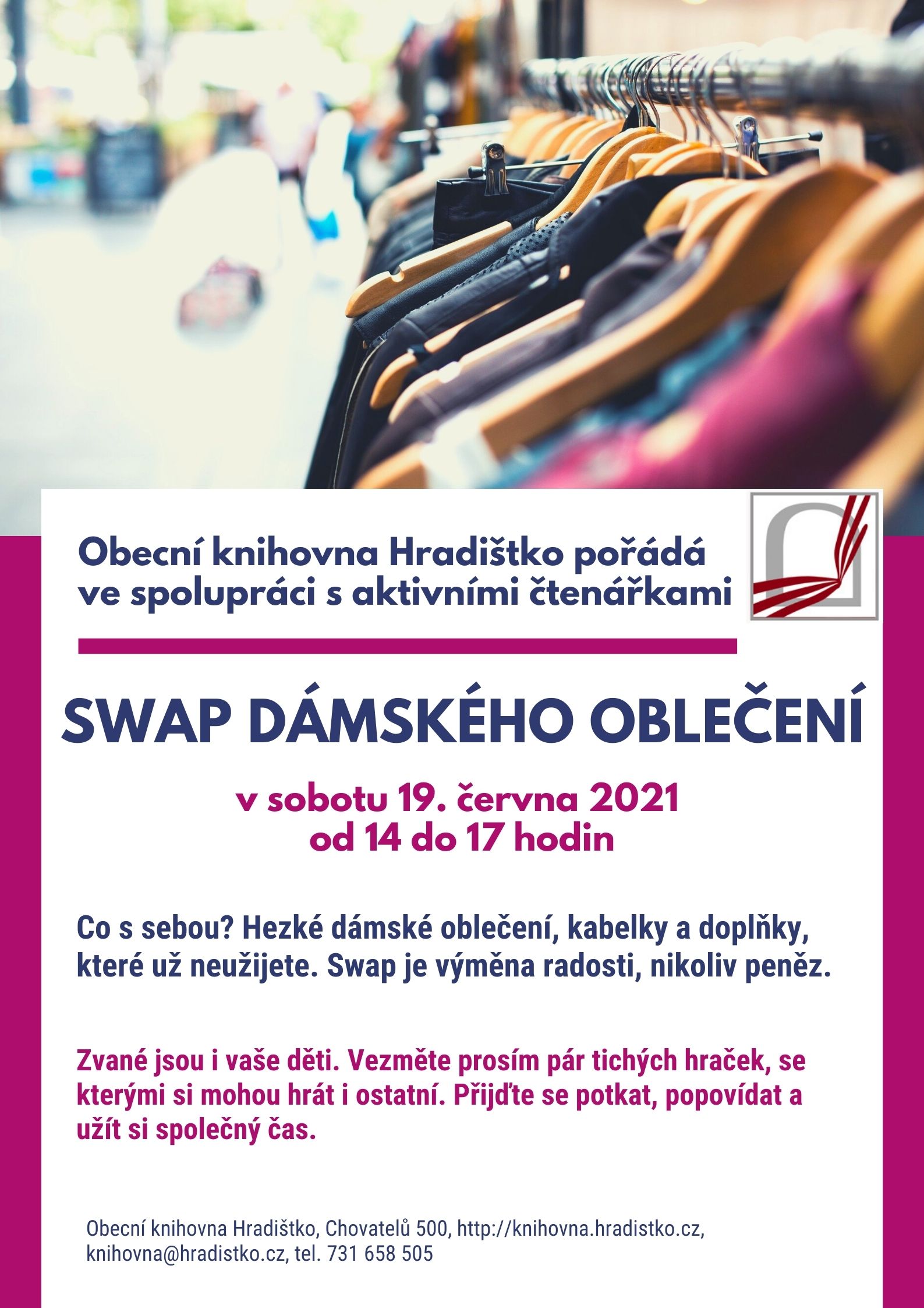 Swap dámského oblečení